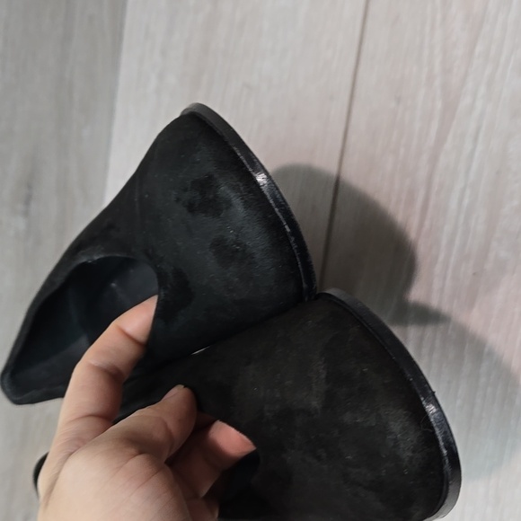 COS Women 70s V cut pump Suede The Pointed Toe Heels Shoes sz 7 - Picture 8 of 14